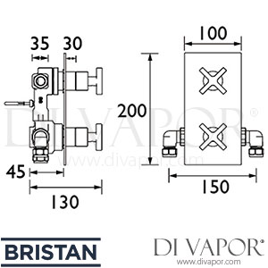 Bristan CAS SHCVO C Casino / Cascade Recessed Concealed Shower Valve Spare Parts