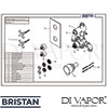 Bristan CAS SHCVO C Spare Tech Diagram 