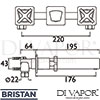 Bristan CAS WMBF C Spares Diagram
