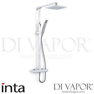 Inta CB10032CP Nulo Safe Touch Thermostatic Bar Shower (Adjustable Riser) Spare Parts
