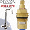 CAPLE Zuben Quad Dual Control Cold Tap Cartridge - ZUBQ4/CH Compatible Spare - CC/ZUBQ4/CH