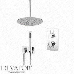 Cruze Shower Pack (inc. 300mm Ceiling Mounted Head Wall Outlet Elbow + Shower Handset) - CCSP02 Spare Parts