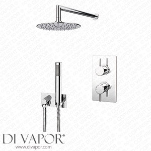 Cruze Shower Pack (inc. 200mm Wall Mounted Head Wall Outlet Elbow + Shower Handset) - CCSP03 Spare Parts