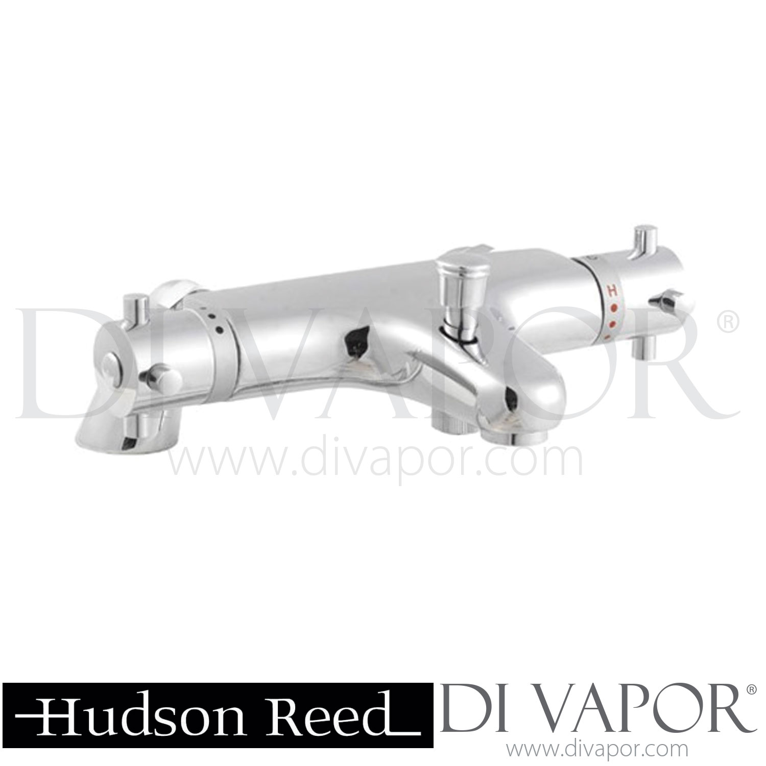 Ultra Minimalist Thermostatic Bath Shower Mixer Tap (Chrome) CD344