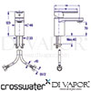 Crosswater CE110DNC Diagram
