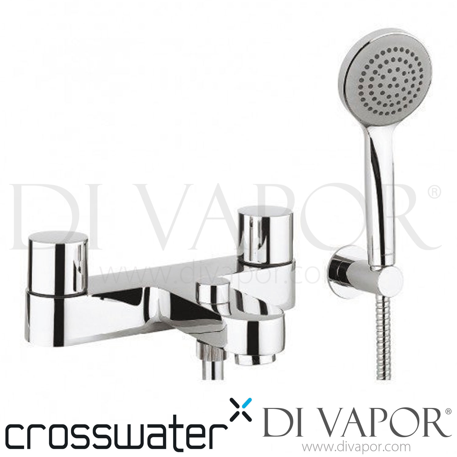 Crosswater CE422DC+ Central Bath Shower Mixer with Kit Spare Parts