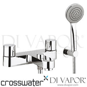 Crosswater CE422DC Central Bath Shower Mixer Tap with Kit Spare Parts