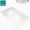 Vado CEL-0029/SQ-C/P Shower Valve Faceplate