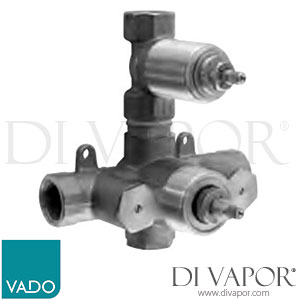 VADO CEL-048B-CONC Celsius Concealed 2 Handle Thermostatic Shower Valve Spares