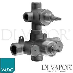 VADO CEL-048B/2-CONC Celsius Concealed 2 Outlet 2 Handle Shower Valve with Integrated Diverter Spare Parts