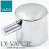 Vado CEL-1/FLOW-CP Flow Control Handle (On/Off) | For 7.5mm / 20 Tooth Spindle Heads