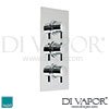 VADO Celsius Three Handle Shower Valve Spare Parts
