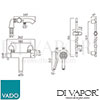 VADO CEL-131T-SRK-CP Spare Parts Diagram