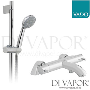 VADO CEL-131T+SRK-C/P Celsius exposed pillar Mounted thermostatic bath Shower Mixer Kit Spare Parts