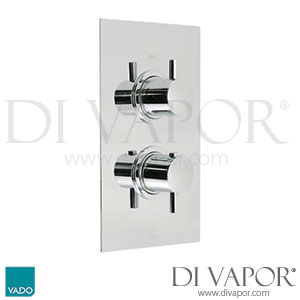 VADO CEL-148B/2/SQ-C/P Celsius Concealed 2 Outlet 2 Handle Thermostatic Shower with Diverter Spare Parts