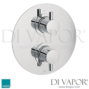 VADO CEL-148B/3/RO-C/P Celsius Concealed 3 Outlet, 2 Handle Thermostatic Shower Valve with Integrated Diverter Spare Parts