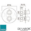 VADO CEL-148B3RO-TRIM-CP Spare Parts Diagram