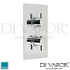 VADO Celsius Concealed 3 Outlet 2 Handle Shower Valve Spare Parts