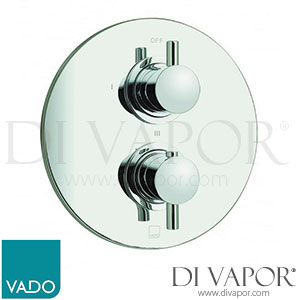 VADO CEL-148C/3/RO-C/P Celsius Round 3 Outlet 2 Handle Thermostatic Shower Valve Spare Parts