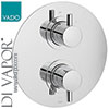 VADO Celcius CEL-148D/2/RO-C/P Round Concealed Shower Mixer Valve - 196mm