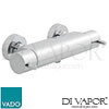VADO CEL-149-3/4-C/P Celsius 3/4 Exposed Thermostatic Shower Valve Wall Mounted