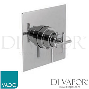 VADO CEL-178/SQ-C/P Celsius Wall Mounted Thermostatic Shower Valve Spare Parts