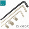 Vado CEL-PLA-936 Grub Screw & Allen Key Set