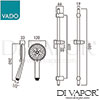 VADO CER MFSRK DB CP Spare Parts Diagram