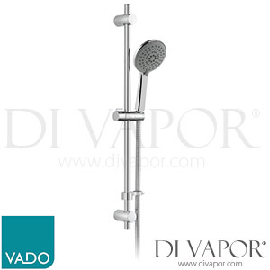 VADO CER-MFSRK-DB-C/P Ceres Slide Rail Shower Kit with Multi-Function Self-Cleaning Shower Handset Spare Parts