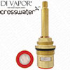 Crosswater CGPRO2000C 3/4" Ceramic Disc Flow Cartridge (On/Off) - Clockwise Open, 90mm, 20 splines