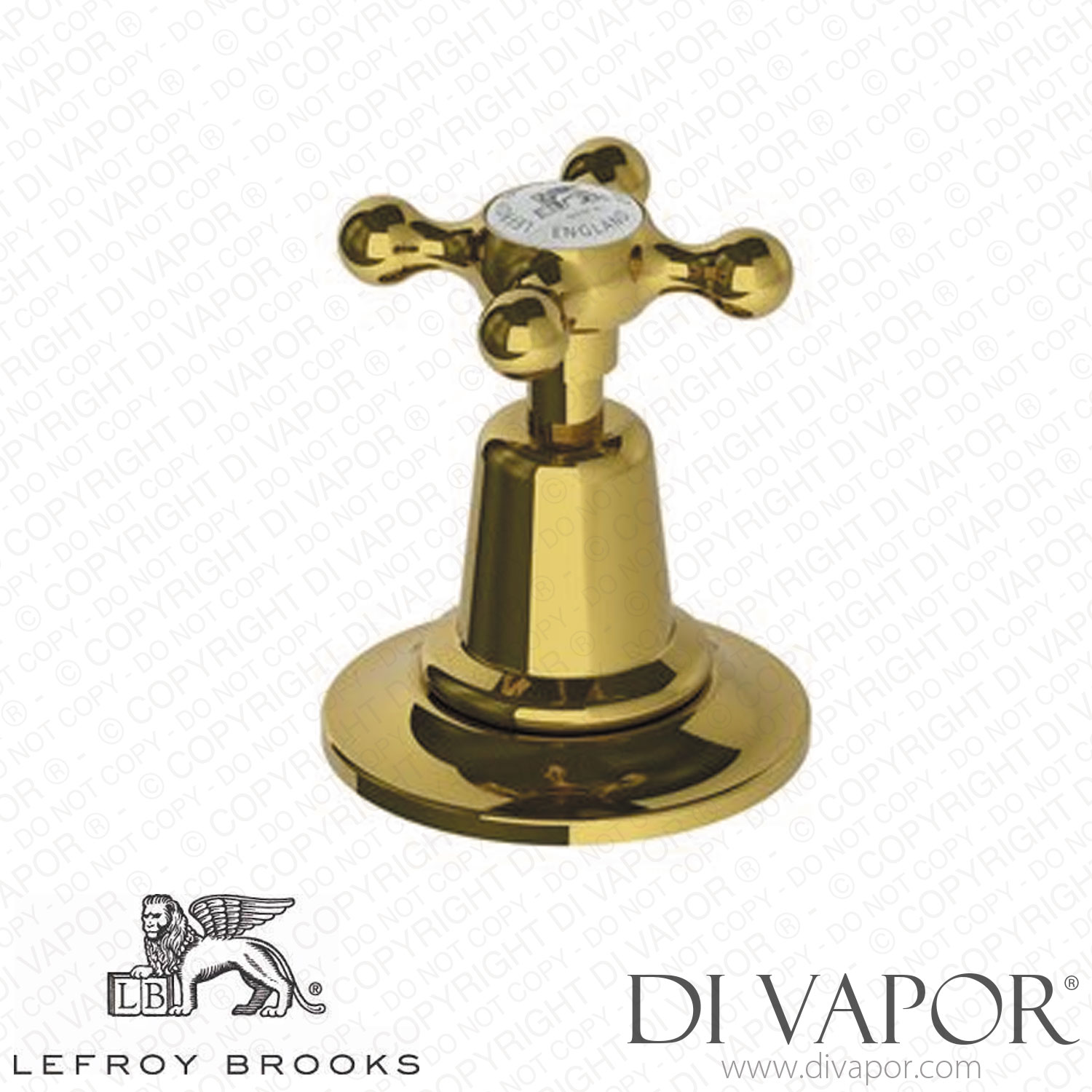 Lefroy Brooks CLASSIC DECK MOUNTED TWO WAY DIVERTER WITH CONNAUGHT