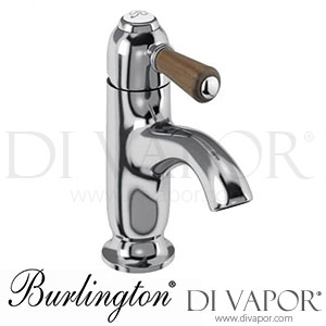 Burlington CH21 WAL Chelsea Curved Basin Mixer With Walnut Lever Tap Spare Parts
