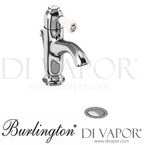 Burlington CH22 MED Chelsea Curved Basin Mixer Tap with Pop-up Waste Spare Parts