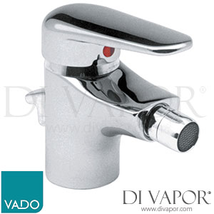 VADO CHE-110-C/P Chelsea Mono Bidet Tap Mixer Single Lever with Waste Spare Parts