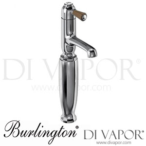 Burlington CHE1 WAL Chelsea Straight Tall Basin Mixer Tap with Walnut Lever Spare Parts