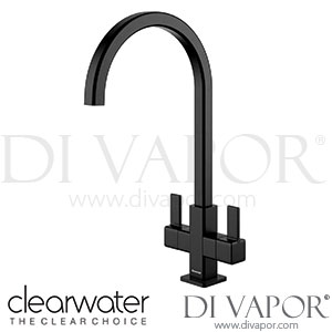 Clearwater CHE2MB Cherika C Twin Lever Matt Black Monobloc Kitchen Mixer Tap Spare Parts