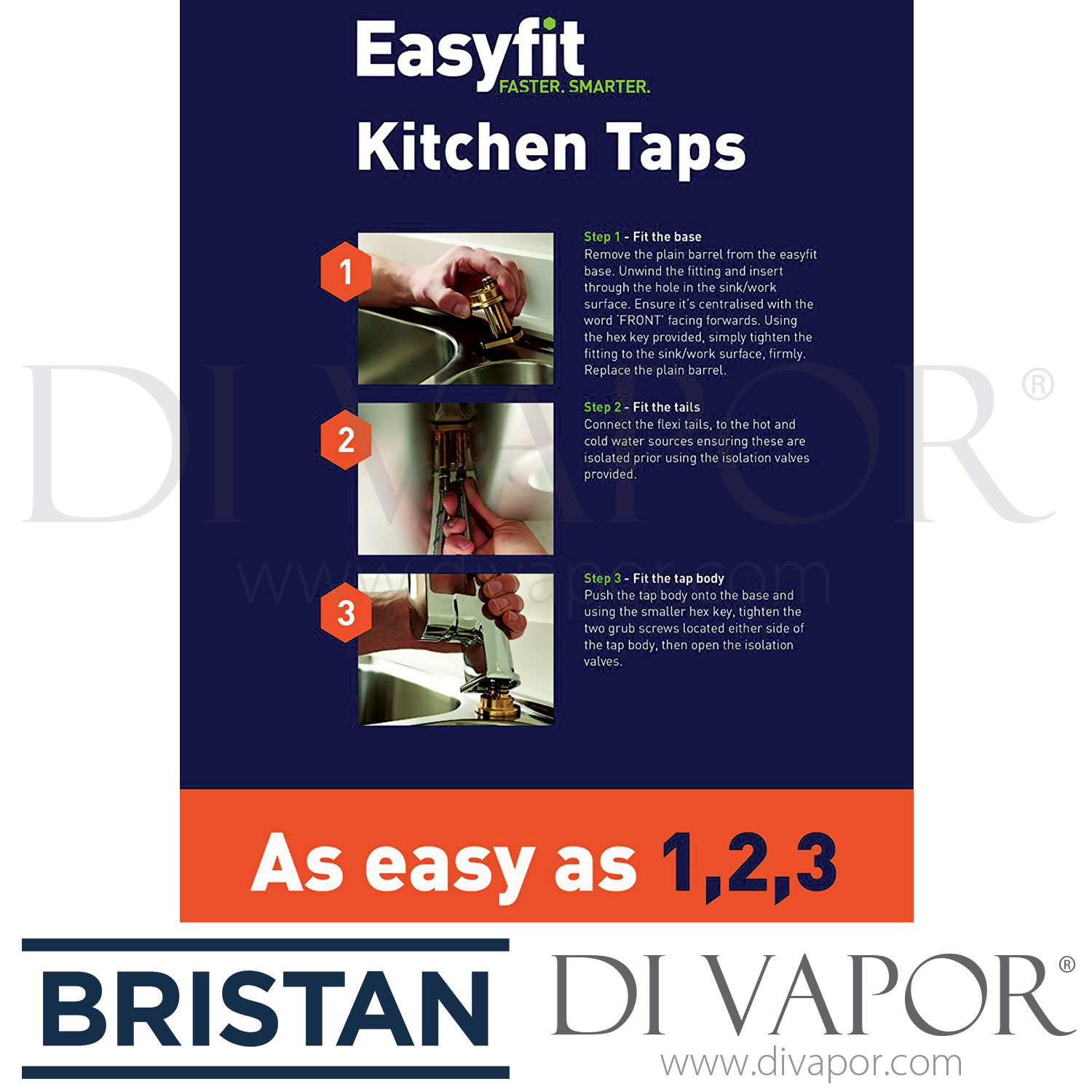 Bristan Pistazie Küchenarmatur – Schwanenhalsförmig Mit Hebelgriff, Easy-Fit Montage