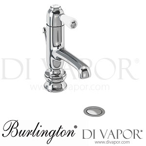 Burlington CHR20 MED Chelsea Regent Straight Basin Mono Tap with Pop-Up Waste Spare Parts