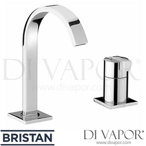 Bristan CL 2HBAS C Chill Two Hole Basin Mixer without Waste Bathroom Tap Spare Parts