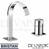 Bristan CL 2HBAS C Chill Two Hole Basin Mixer without Waste Bathroom Tap Spare Parts