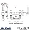 Bristan CL BSM C Mixer Spare Diagram