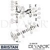 Bristan CL BSM C Mixer Spare Tech Diagram