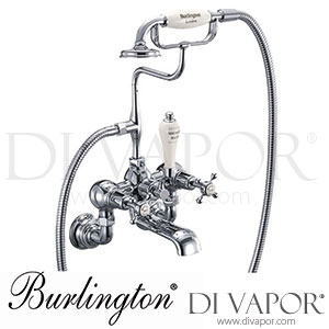 Burlington CL17-QT MED | CL17 MED-QT Claremont Wall Mounted Bath Shower Mixer Spare Parts