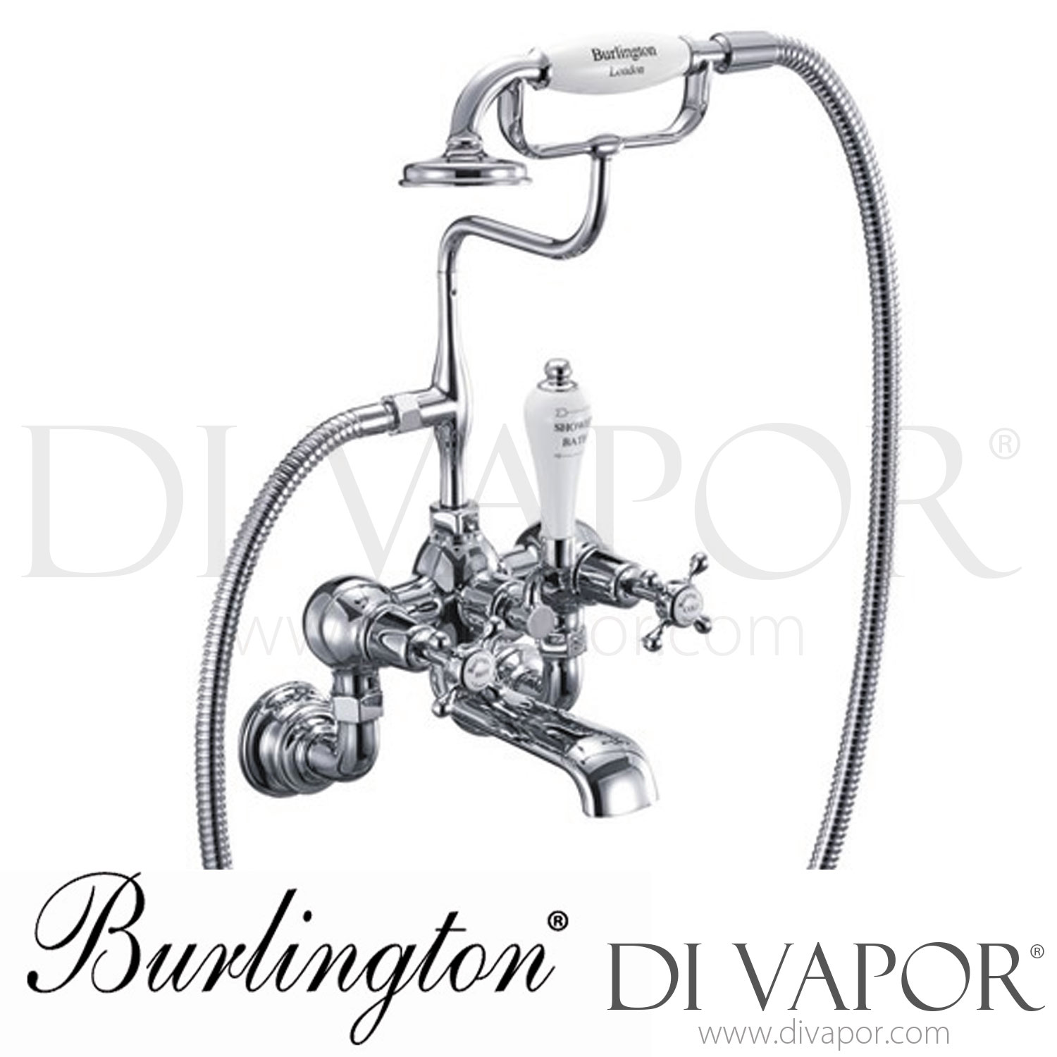 Burlington CL17QT Claremont Wall Mounted Bath Shower Mixer Spare Parts