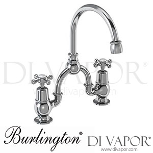 Burlington CL27 Claremont 2 Tap Hole Arch Mixer with Curved Spout (200mm Centres) Spare Parts