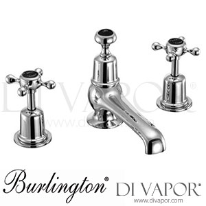 Burlington CL29 BLA Claremont 3 Tap Hole Thermostatic Mixer Tap with Pop-up Waste Spare Parts