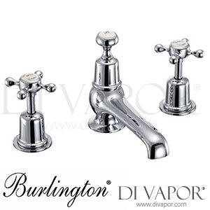 Burlington CL29 MED Claremont 3 Tap Hole Thermostatic Mixer Tap with Pop-up Waste Spare Parts