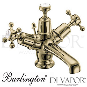 Burlington CL4-QT GOLD Claremont Basin Mixer Tap with Pop-Up Waste Spare Parts