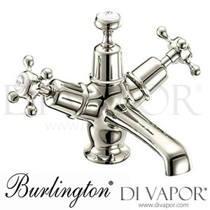 Burlington CL6 MED Claremont Basin Mixer Tap with Click-Clack Waste Spare Parts
