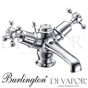 Burlington CL6-QT Claremont Basin Mixer Tap with Click-Clack Waste Spare Parts